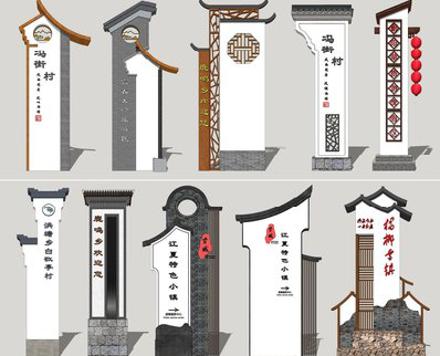 西昌美丽乡村标识标牌有哪些分类？